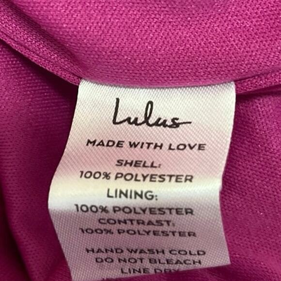 Lulus Pink Sequin One Shoulder Sparkly Shimmer Cutout Cocktail Mini Dress Size S - Picture 10 of 16